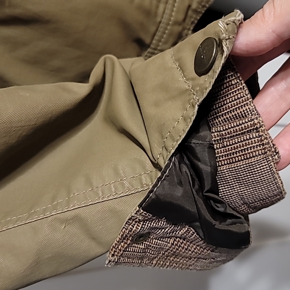 Zara Man Sport Classic Men's Double Jacket Sz XXL Tan Faux Fur Mock Heavyweight - Picture 6 of 14